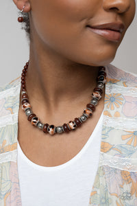 N292 Warped Whimsicality - Brown